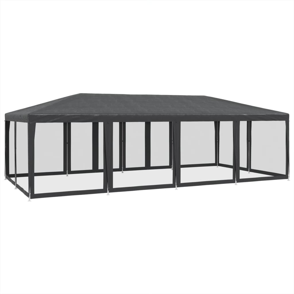 Party Tent With 12 Mesh Sidewalls Hdpe