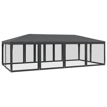 Party Tent With 12 Mesh Sidewalls Hdpe