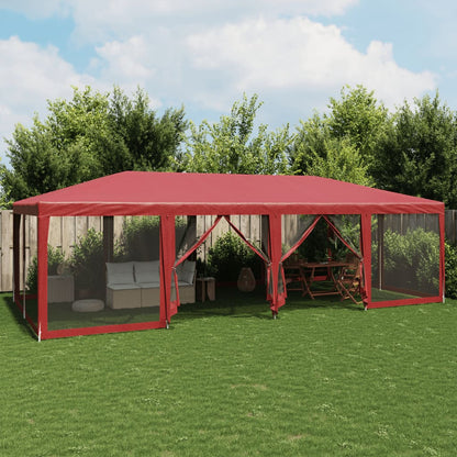 Party Tent With 12 Mesh Sidewalls Hdpe