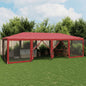 Party Tent With 12 Mesh Sidewalls Hdpe