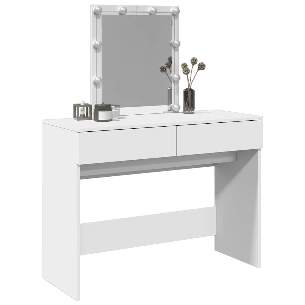 Dressing Table With Led 100X40X130 Cm