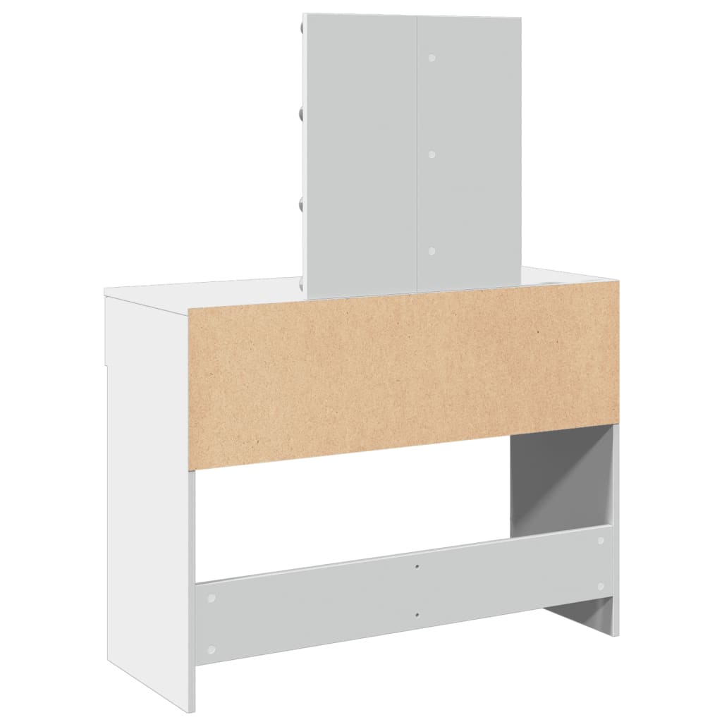 Dressing Table With Led 100X40X130 Cm