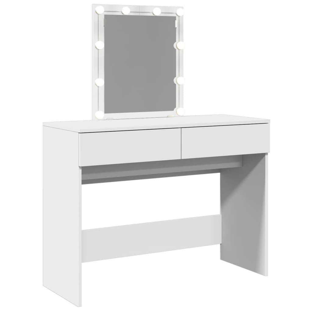 Dressing Table With Led 100X40X130 Cm