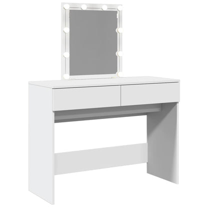 Dressing Table With Led 100X40X130 Cm