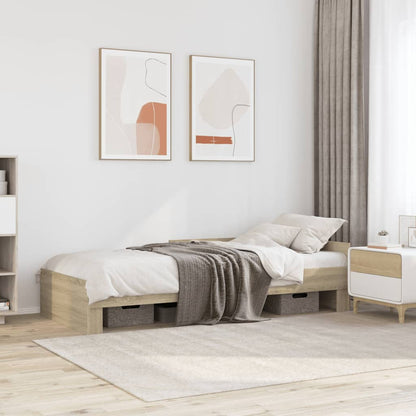 Bed Frame Without Mattress Engineered Wood