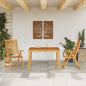 9 Piece Garden Dining Set Solid Wood Acacia