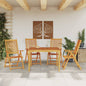 9 Piece Garden Dining Set Solid Wood Acacia