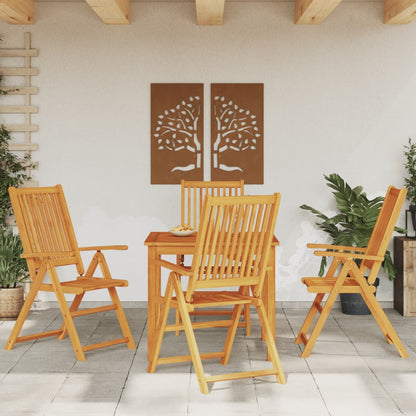 9 Piece Garden Dining Set Solid Wood Acacia