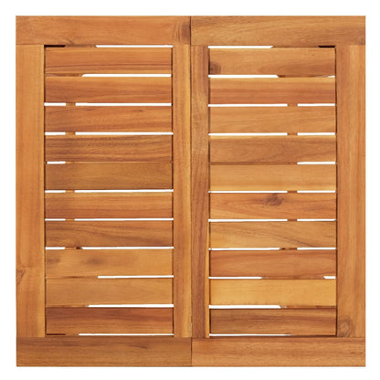 3 Piece Garden Bar Set Solid Wood Acacia And Poly Rattan