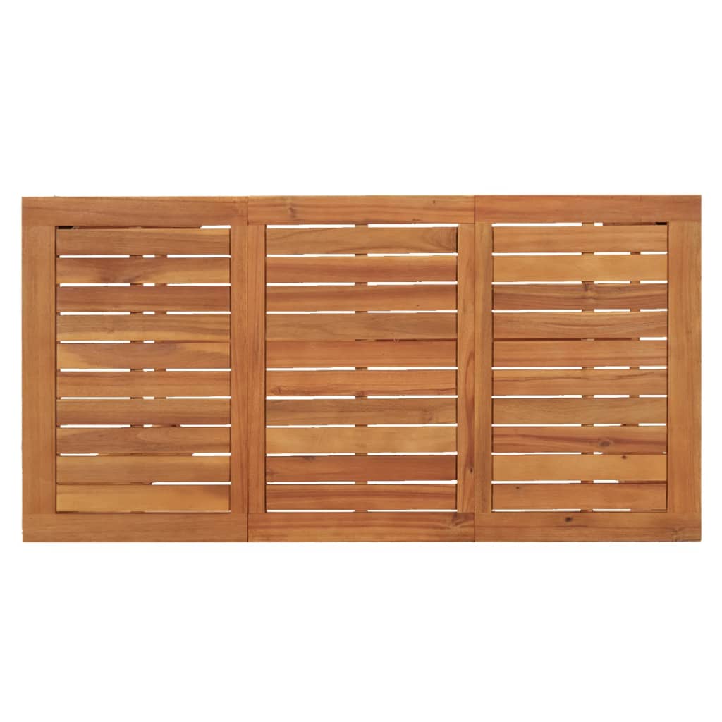 5 Piece Garden Bar Set Solid Wood Acacia And Poly Rattan