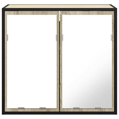 Bathroom Mirror Cabinet 65X20X60 Cm Engineered Wood