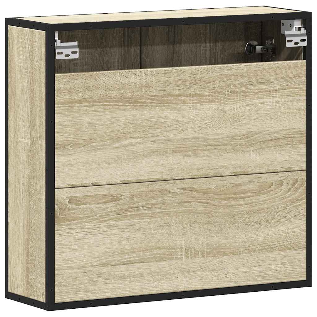 Bathroom Mirror Cabinet 65X20X60 Cm Engineered Wood