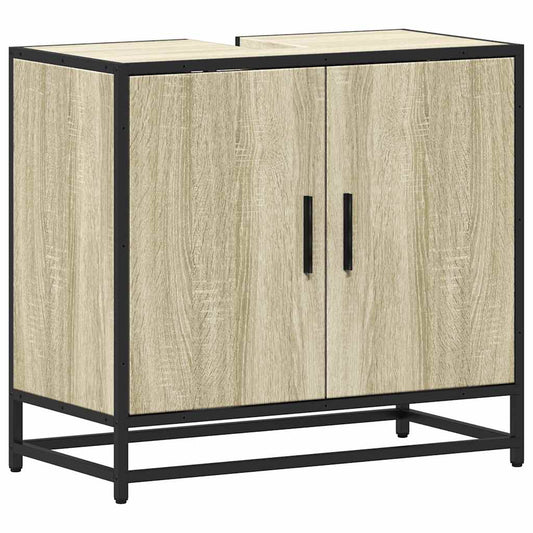 Bathroom Sink Cabinet 65X33X60 Cm Engineered Wood