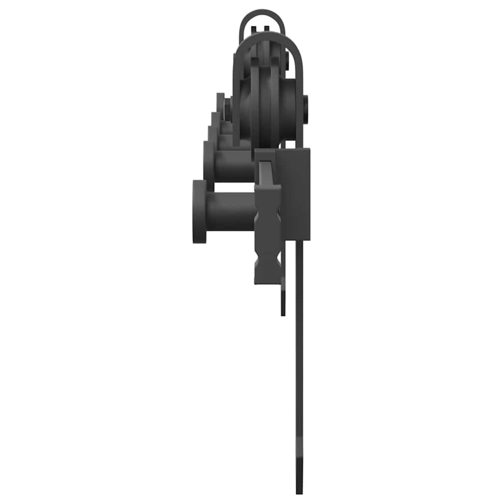Sliding Door Hardware Kit 152,5 Cm Steel Black
