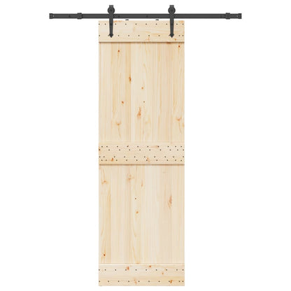 Sliding Door Hardware Kit 152,5 Cm Steel Black