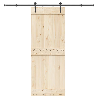 Sliding Door Hardware Kit 152,5 Cm Steel Black