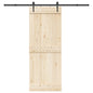 Sliding Door Hardware Kit 152,5 Cm Steel Black
