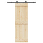 Sliding Door Hardware Kits 2 Pcs Steel