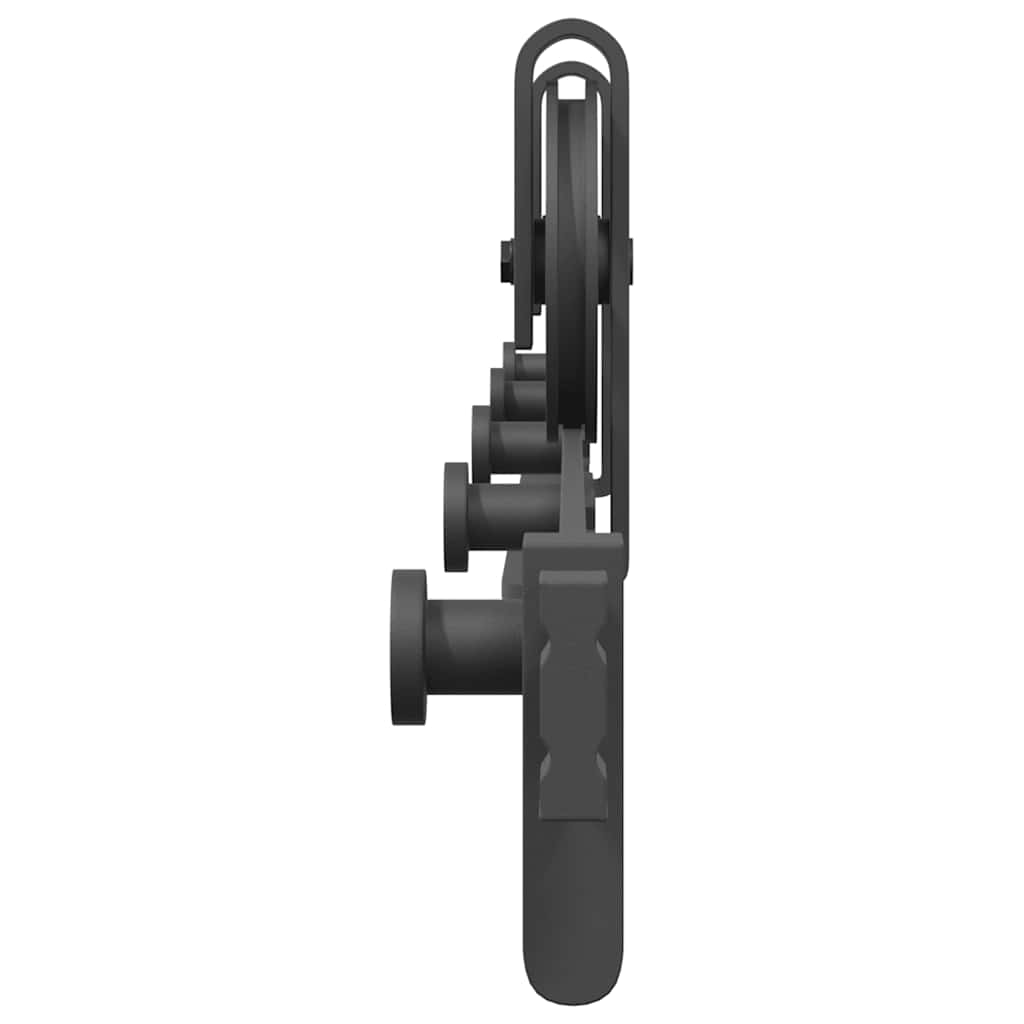 Sliding Door Hardware Kit Steel Black