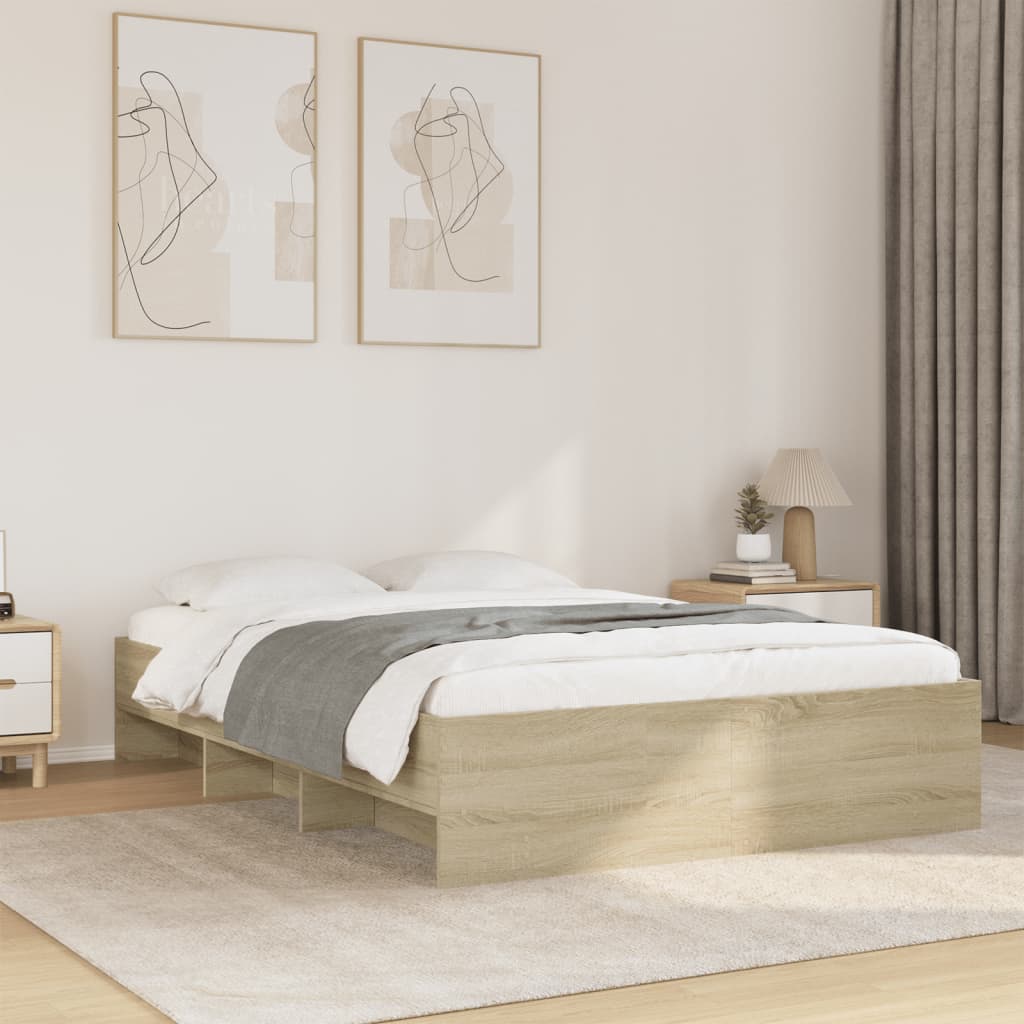 Bed Frame Without Mattress Engineered Wood