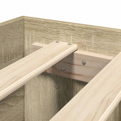 Bed Frame Without Mattress Engineered Wood