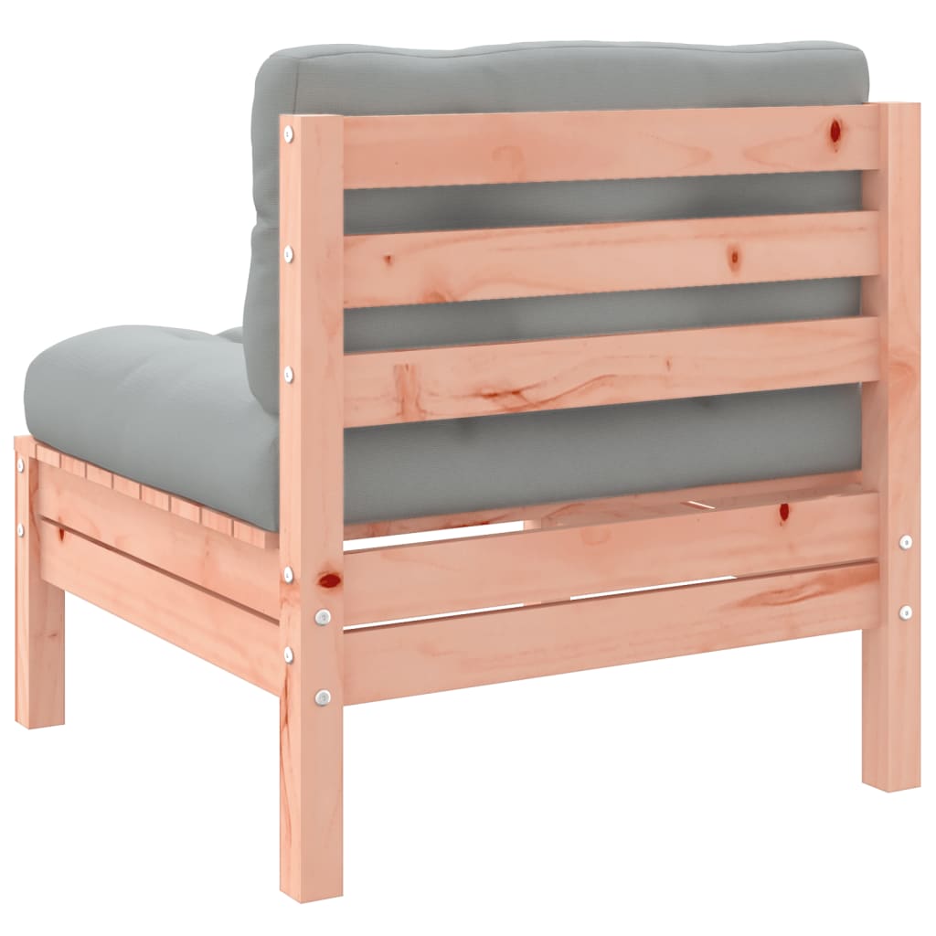 9 Piece Garden Sofa Set With Cushions Solid Wood Douglas Fir