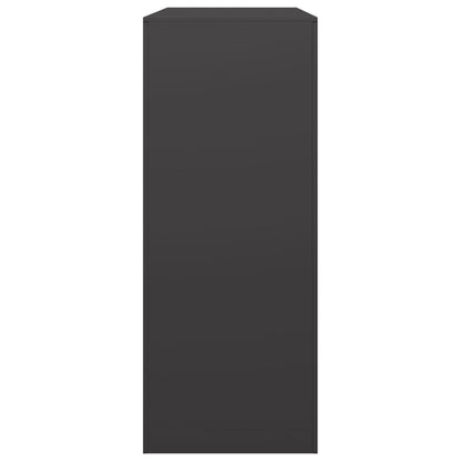 Firewood Rack Black Steel