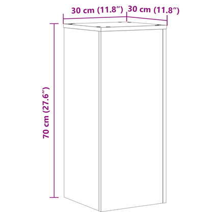 Plant Stands 2 Pcs Engineered Wood