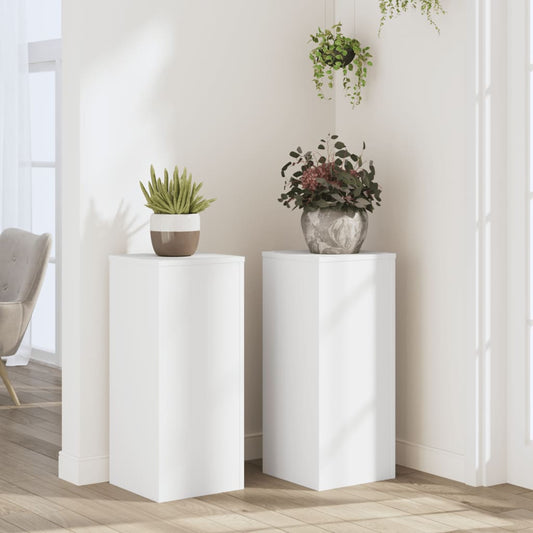 Plant Stands 2 Pcs Engineered Wood
