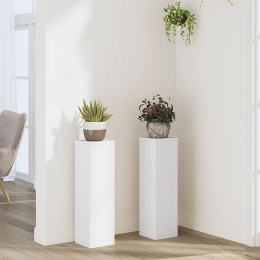 Plant Stands 2 Pcs Engineered Wood