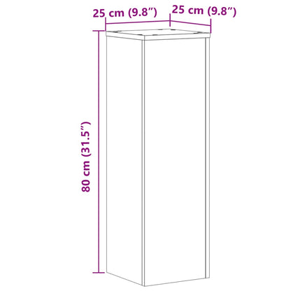 Plant Stands 2 Pcs Engineered Wood