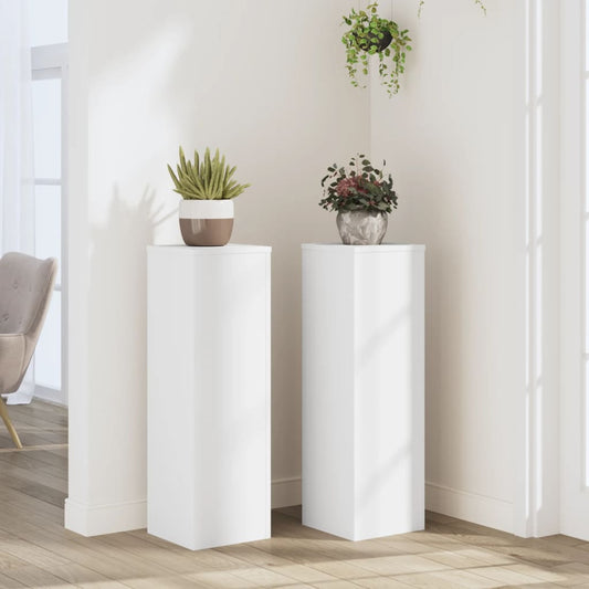 Plant Stands 2 Pcs Engineered Wood