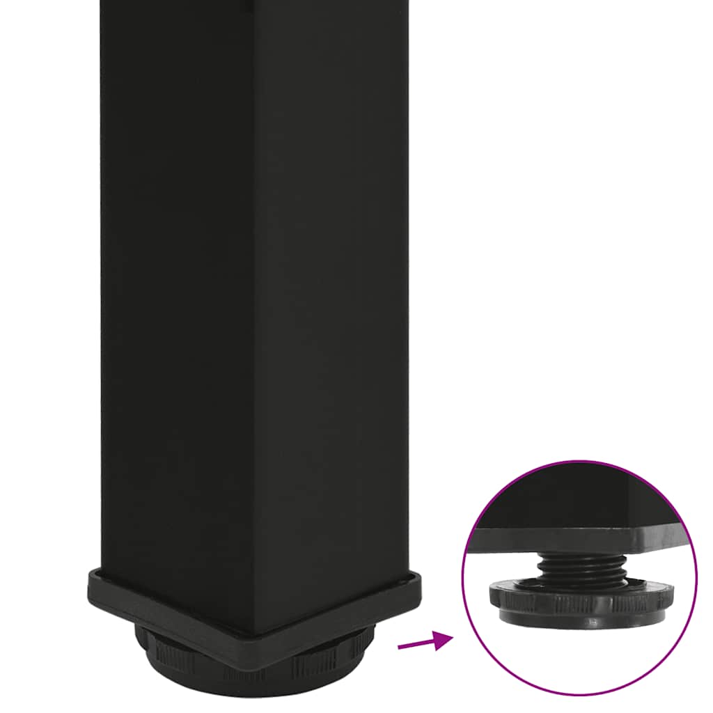 Console Table Legs 4 Pcs 72-74 Cm Steel