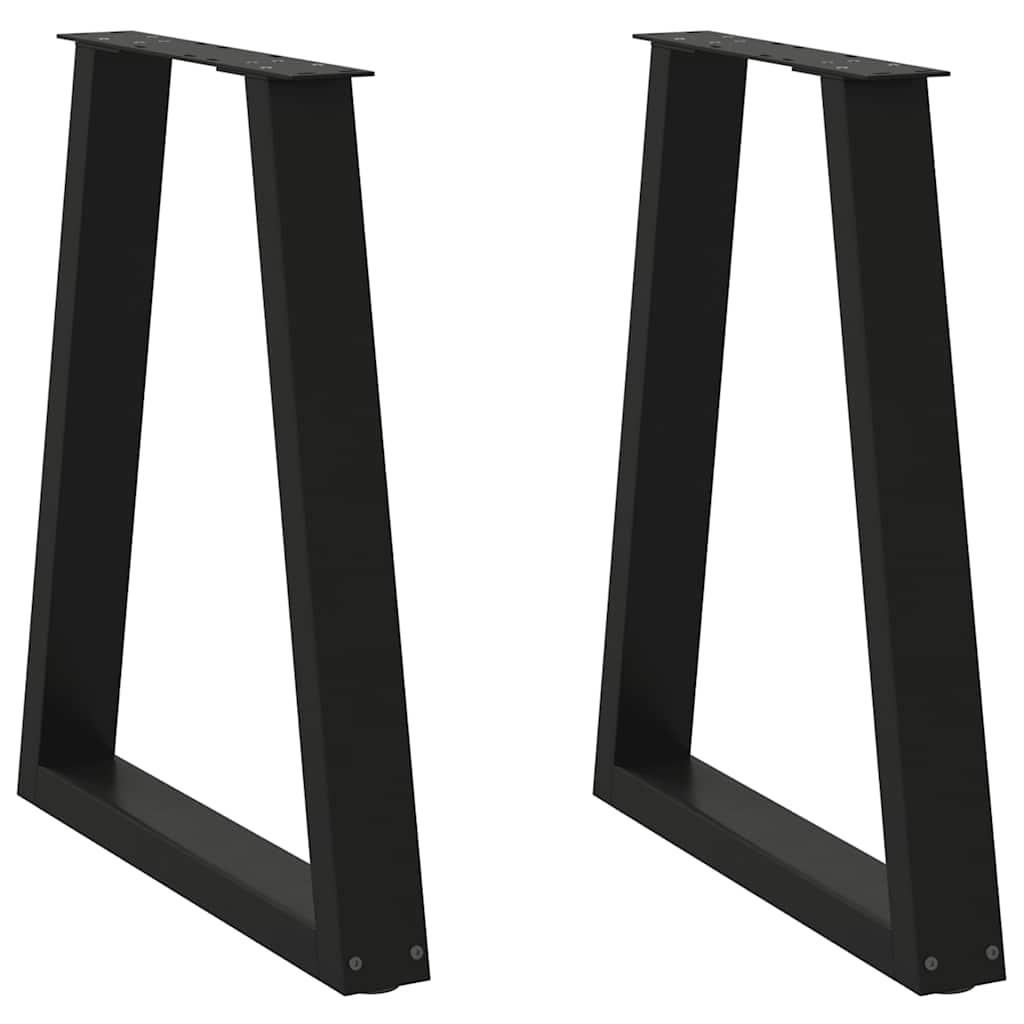Dining Table Legs V-Shape 2 Pcs Steel
