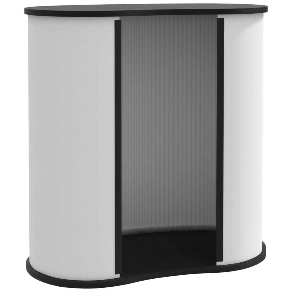 Trade Show Counter Foldable 90X48X93 Cm Engineered Wood