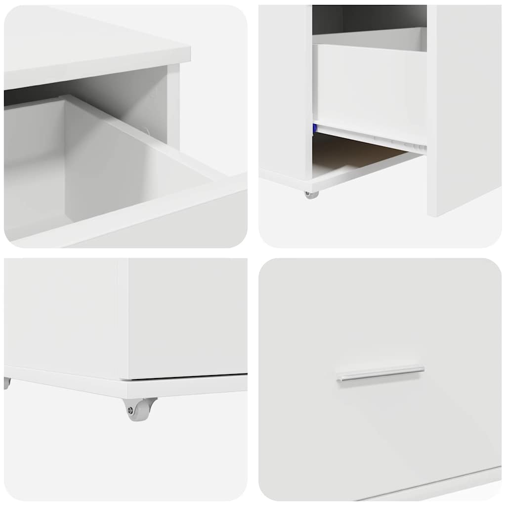 Drawer Cabinet 55 X 45 X 33.5 Cm Engineered Wood
