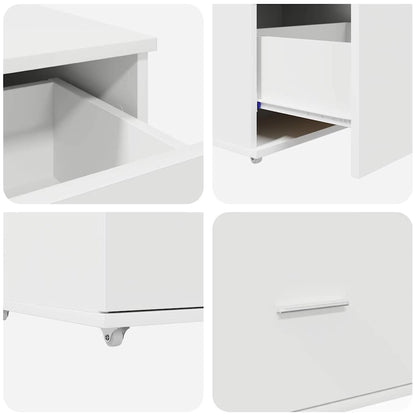 Drawer Cabinet 55 X 45 X 33.5 Cm Engineered Wood