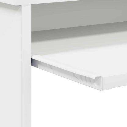 Desk With Storage 120.5 X 44 X 88.5 Cm Engineered Wood