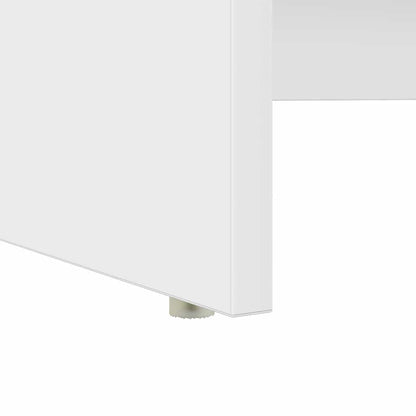 Desk With Storage 120.5 X 44 X 88.5 Cm Engineered Wood