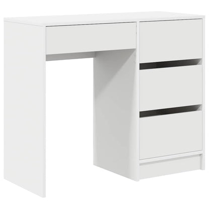 Desk With Drawer 90 X 37.5 X 75 Cm Engineered Wood