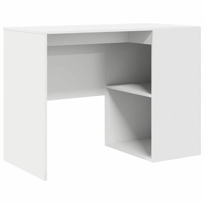 Desk With Shelf 102 X 50 X 75 Cm Engineered Wood