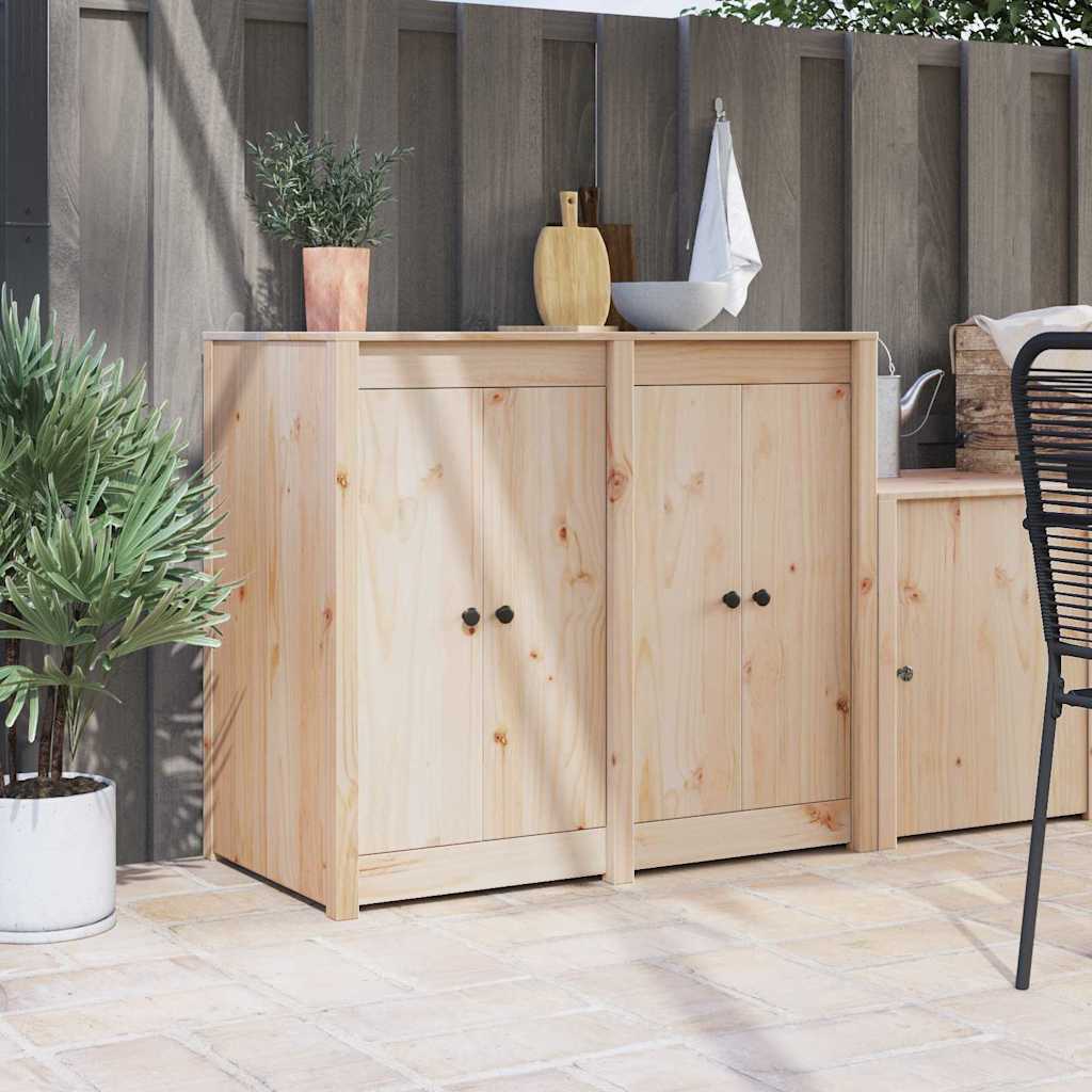 Kitchen Door 2 Pcs White 50 X 9 X 82 Cm Solid Pine Wood