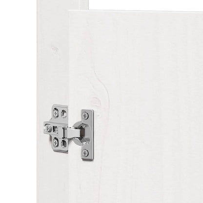 Kitchen Door 2 Pcs White 50 X 9 X 82 Cm Solid Pine Wood