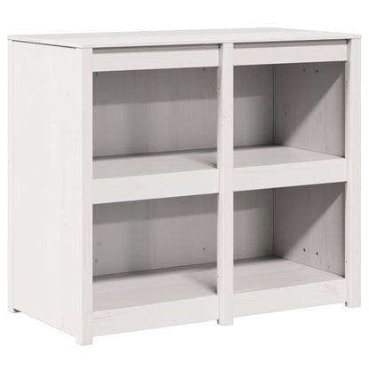 Kitchen Cabinet Warm White 106 X 55 X 92 Cm Solid Pine Wood