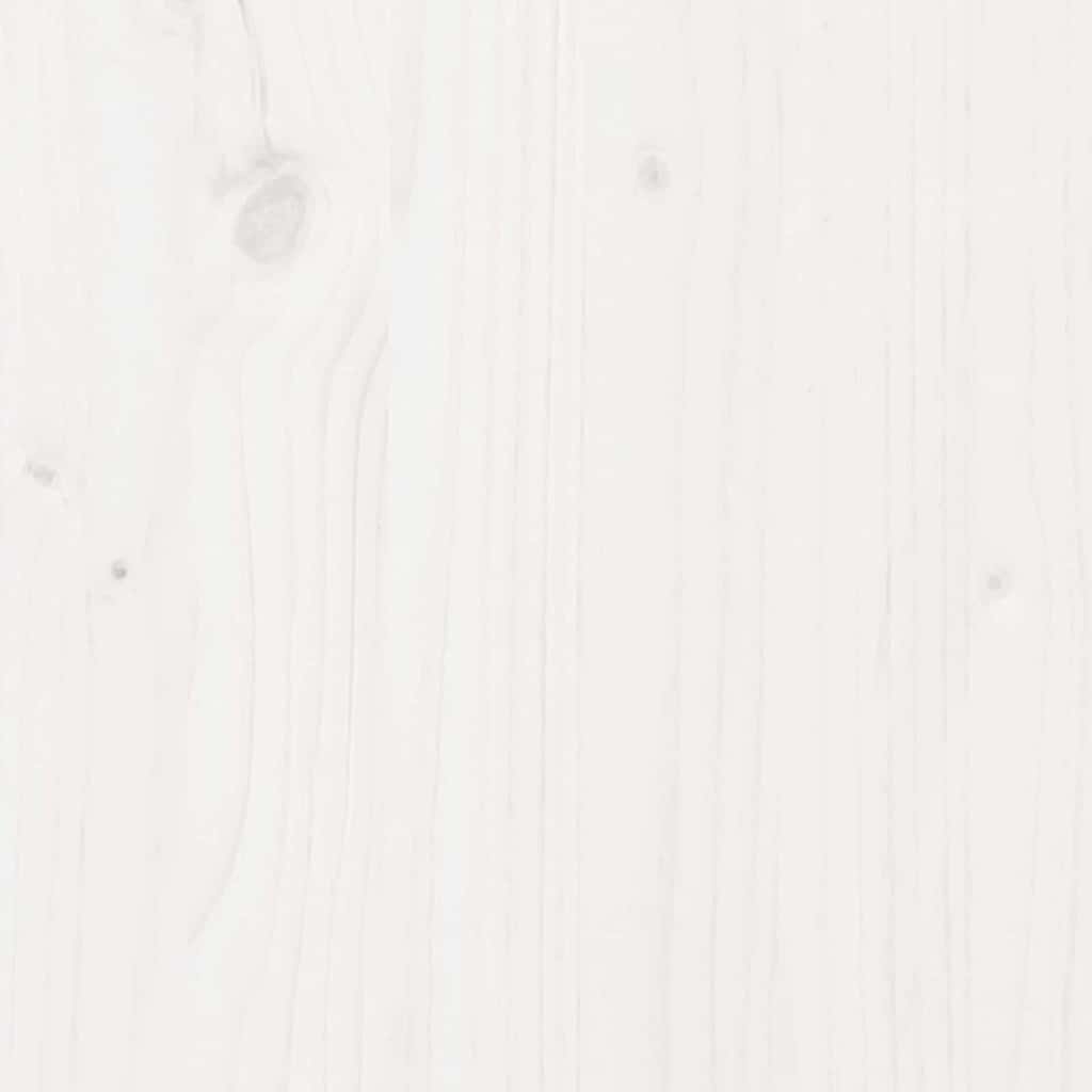 Kitchen Cabinet Warm White 106 X 55 X 92 Cm Solid Pine Wood