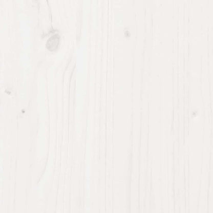 Kitchen Cabinet Warm White 106 X 55 X 92 Cm Solid Pine Wood