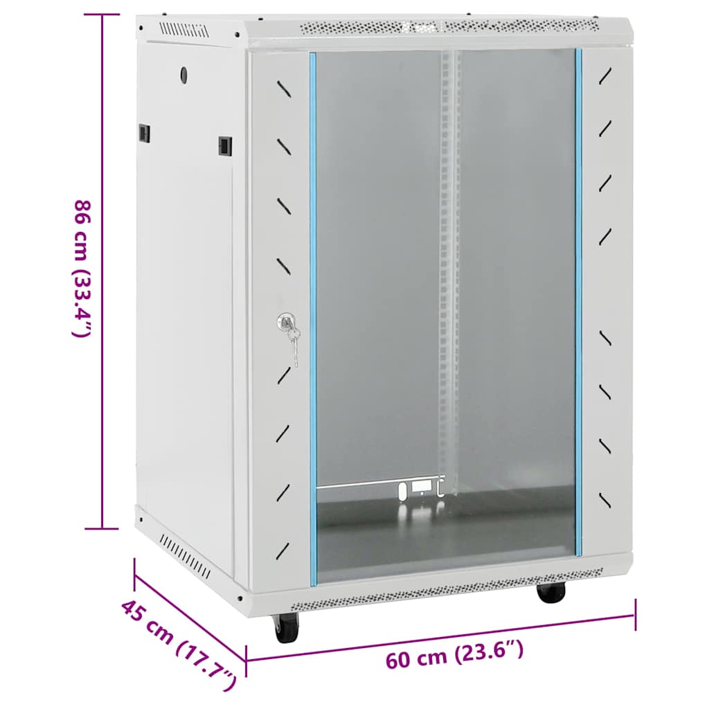 15U Network Cabinet 19" Ip20