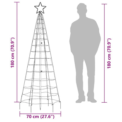 Led Christmas Tree With Spikes 220 Leds