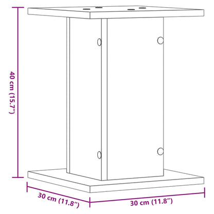 Plant Stands 2 Pcs Engineered Wood