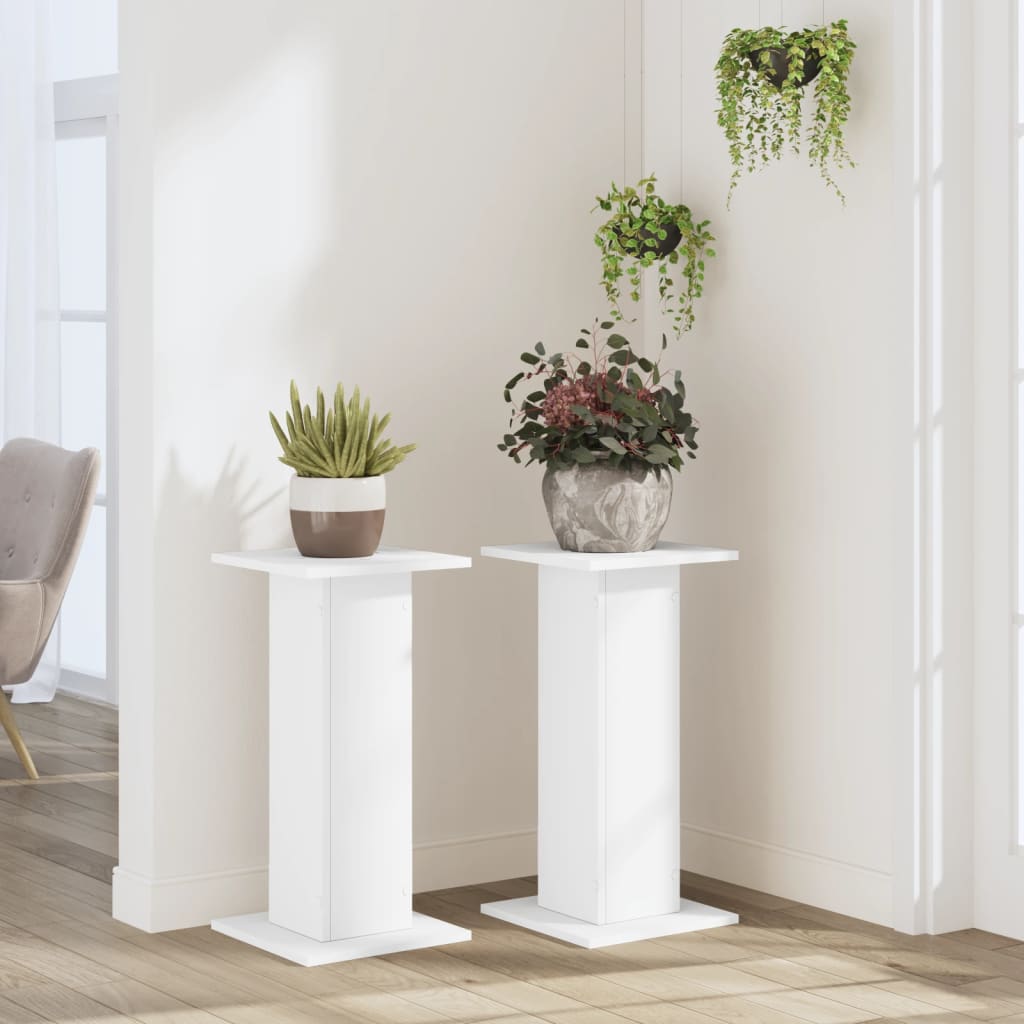 Plant Stands 2 Pcs Engineered Wood